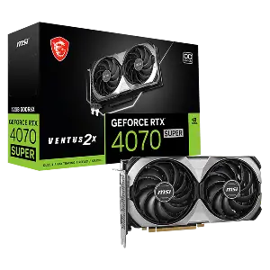 MSI GEFORCE RTX 4070 SUPER 12G VENTUS 2X OC GRAPHICS CARD